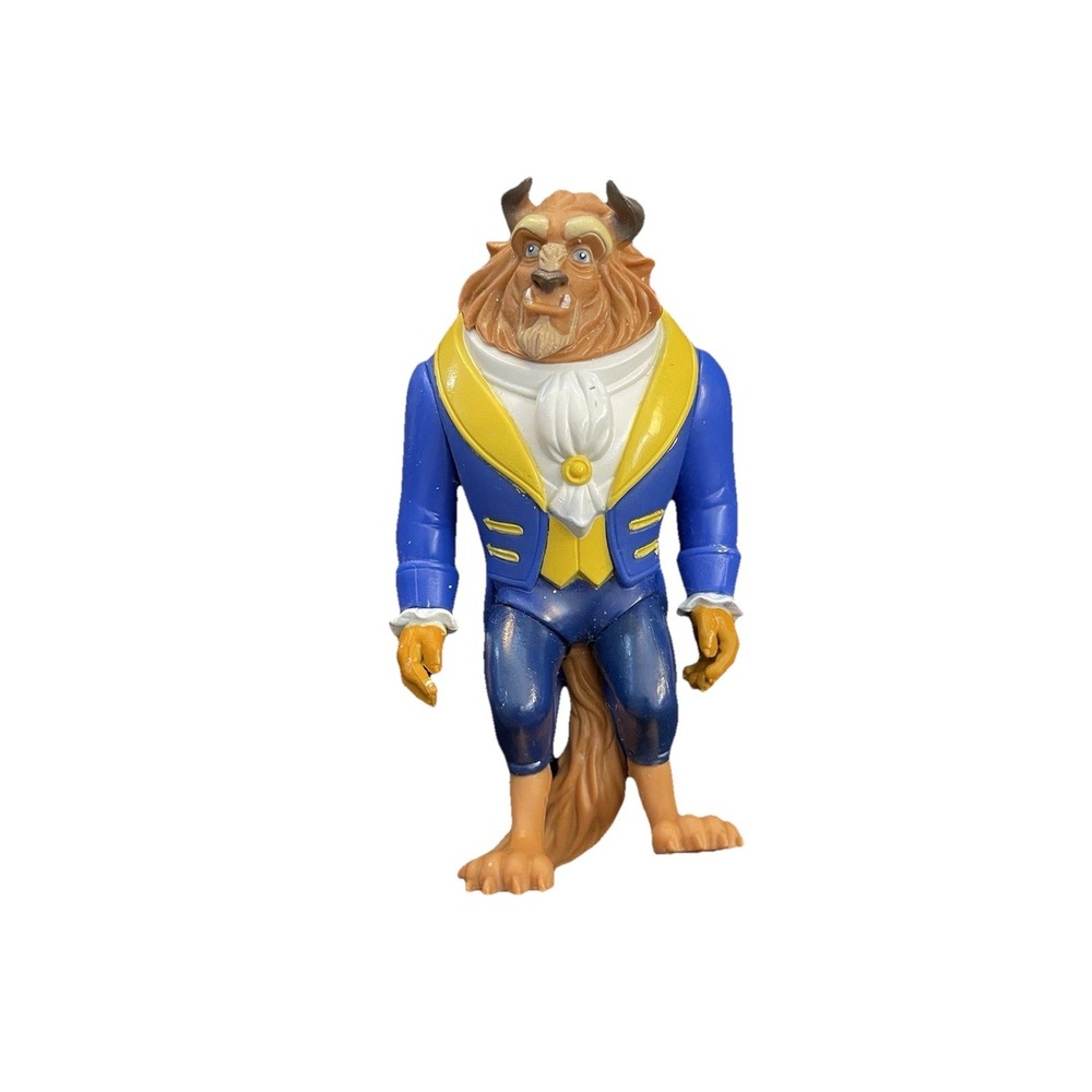 Disney Beauty and the Beast "The Beast" 4.5" movable arms great condition